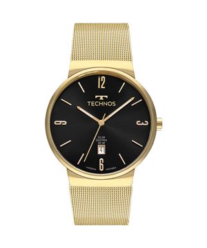 Relógio Technos Masculino Slim Dourado - GM12AA/1P