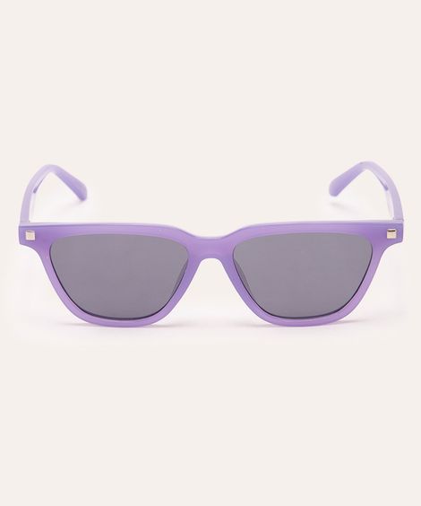 óculos de sol quadrado roxo