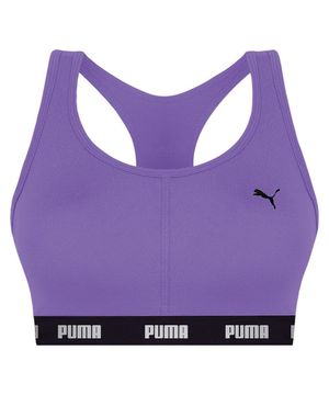 Top Puma Nadador Com Bojo Feminino Roxo