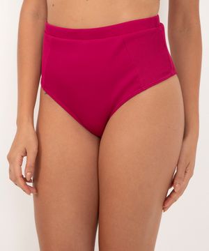 biquíni calcinha tanga hot pant com pala proteção uv al mare collezione rosa escuro