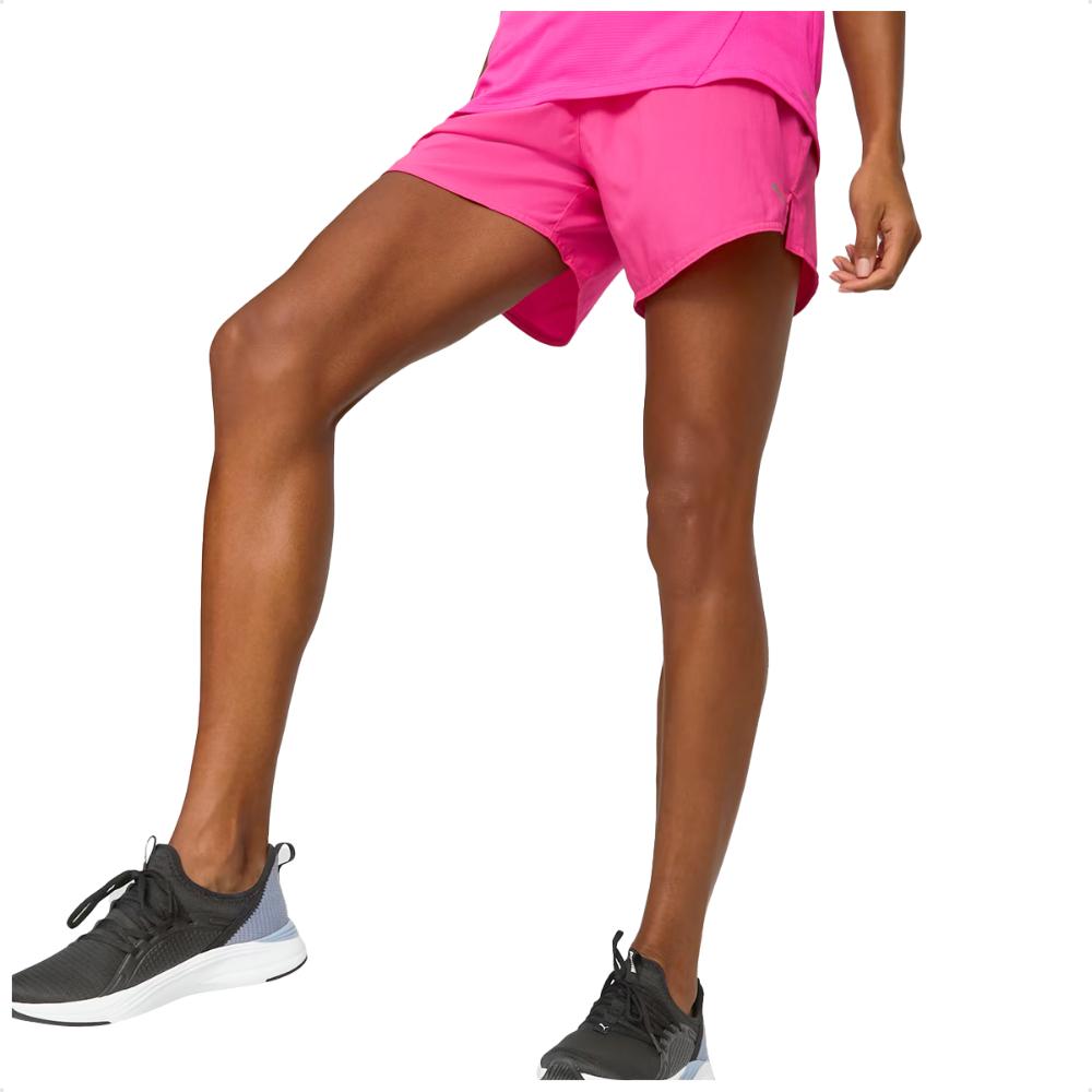 Shorts de Treino Feminino Under Armour Recover Sleep Short Cinza