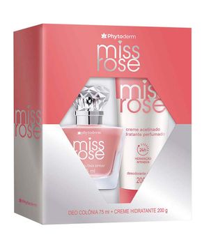 Phytoderm Miss Rose Kit Perfume Feminino Desodorante Corporal kit