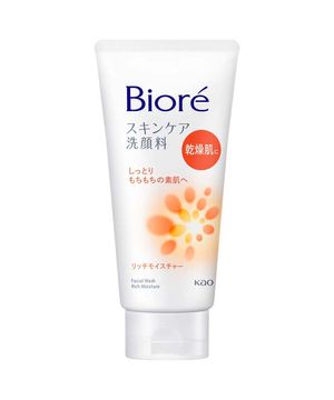 Sabonete de Limpeza Facial Bioré Wash Rich Moisture 130g