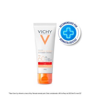 Vichy Capital Soleil UV-Pigment Control FPS60 2.0 Protetor Solar Facial Antimanchas 40g