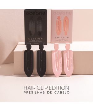Presilha de Cabelo Rosa - Hair Clip Océane Edition 2un