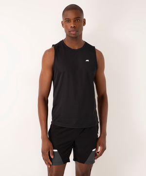 regata gola redonda esportiva ace  preto