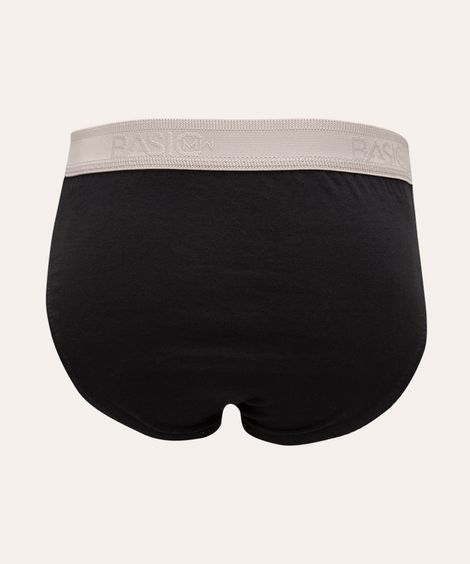 Kit de 5 Cuecas de algodão Slip Multicor