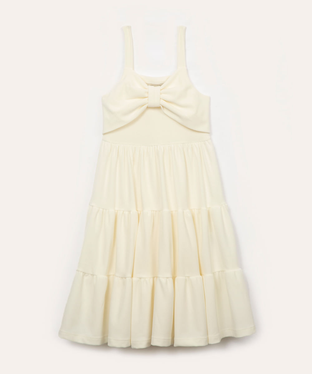 Vestido branco sale infantil c&a