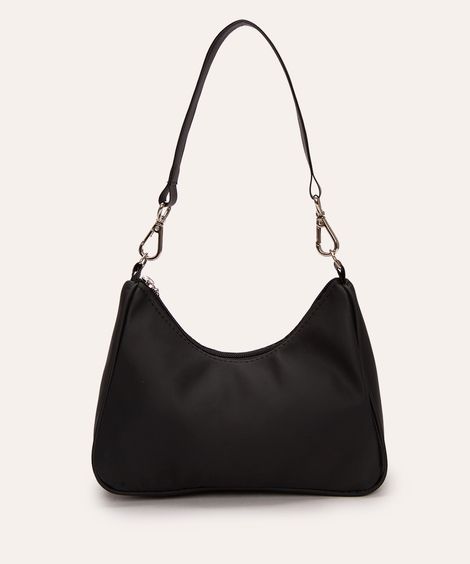 bolsa juvenil shoulder com tachas e estrelas preta
