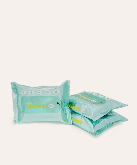 kit lenço de limpeza facial micelar beleza cea leve 3 pague 2