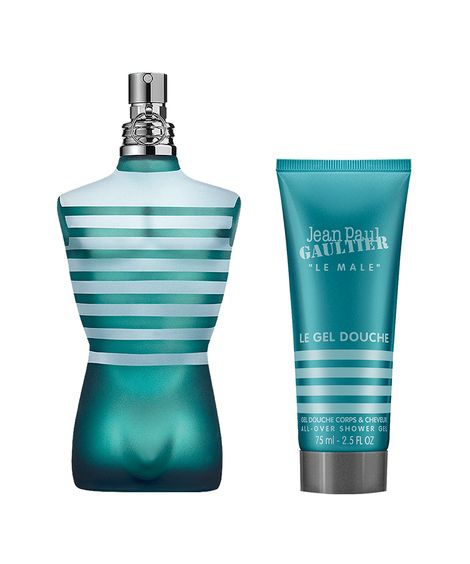 kit jean paul gaultier le male eau de toilette 125ml e gel de banho all over 75ml