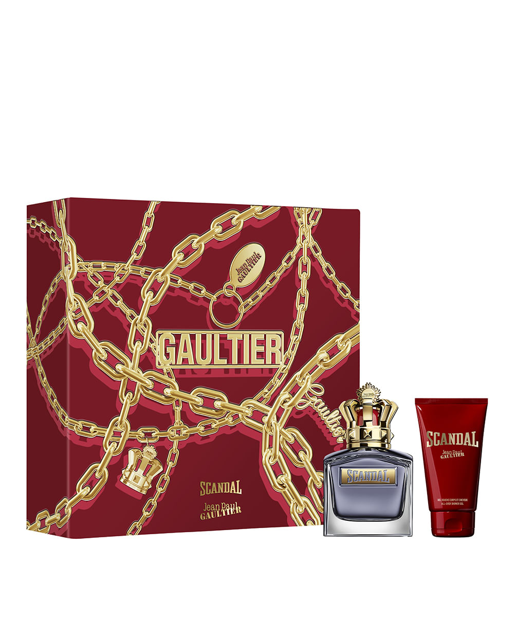 kit jean paul gaultier Scandal eau de toilette for him 100ml e gel de banho All Over 75ml