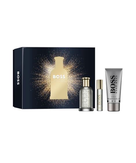 kit coffret boss bottled eau de parfum 100ml com travel size 10ml e shower gel 100ml XM23