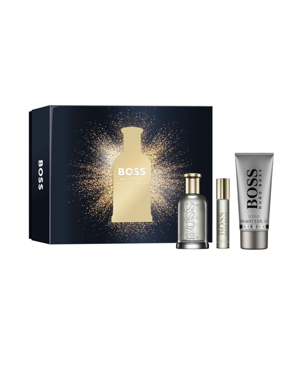 kit coffret boss bottled eau de parfum 100ml com travel size 10ml e shower gel 100ml XM23