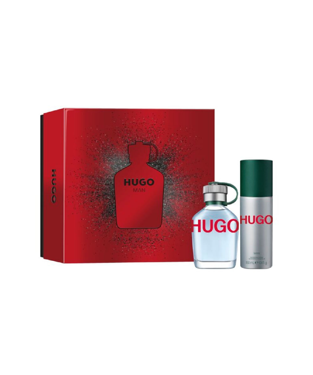 kit coffret hugo man eau de toilette 75ml e desodorante 150ml
