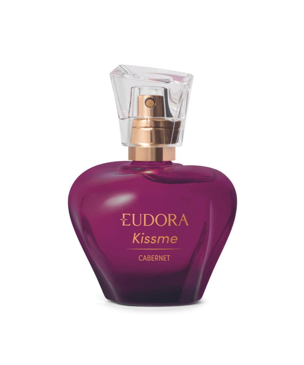 colônia desodorante kiss me cabernet eudora 50ml