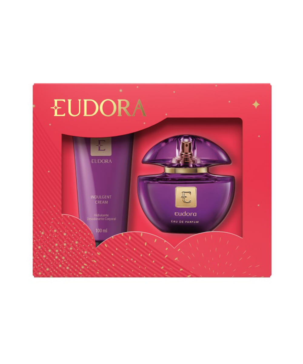 kit eudora presente eau de parfum e hidratante