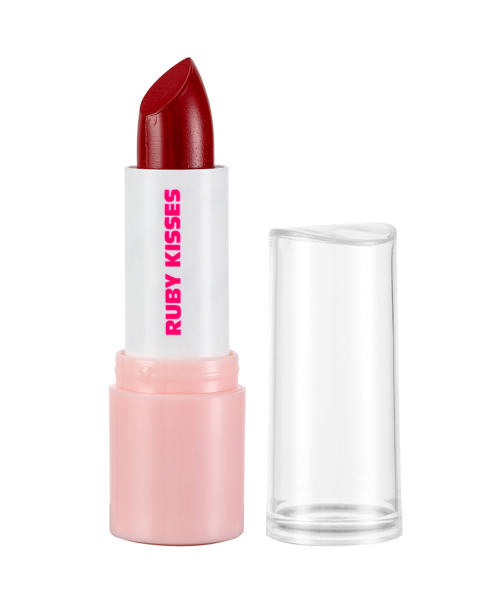 batom clássico ruby kisses vermelho sexy
