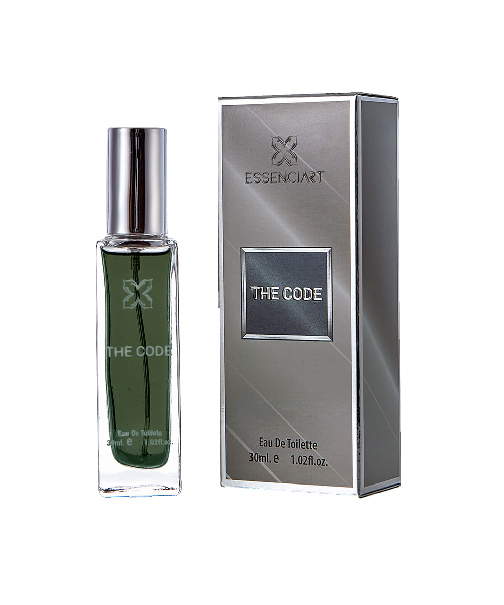 eau de toilette the code essenciart masculino 30ml