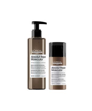 Kit L'Oréal Professionnel Absolut Repair Molecular – Leave-in 100ml e Sérum 250ml