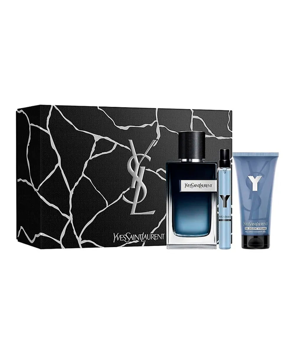 kit ysl eau de parfum 100ml com shower gel 50ml e eau de parfum 10ml