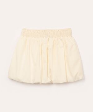 saia de algodão infantil balonê off white