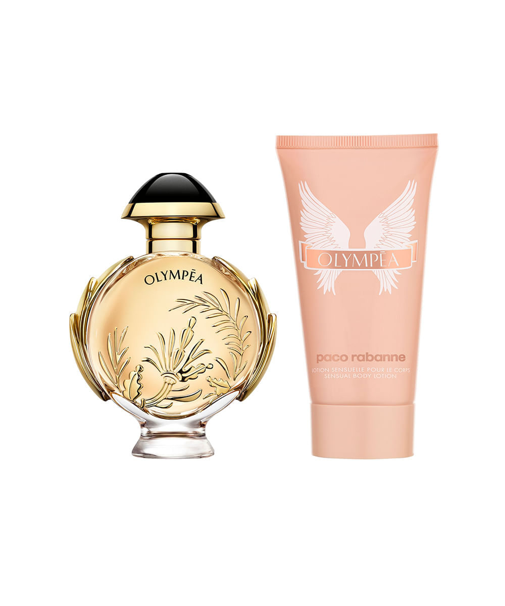 kit olympéa solar edp feminino 50ml e loção corporal 75ml  único