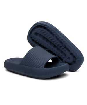 Chinelo Nuvem Unissex Slide Leve Conforto Azul Marinho