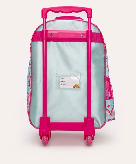 mochila patrulha canina com rodinhas  colorido