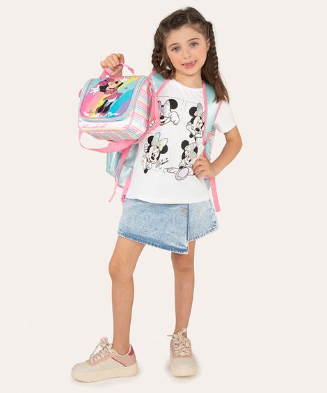 lancheira térmica infantil minnie rosa