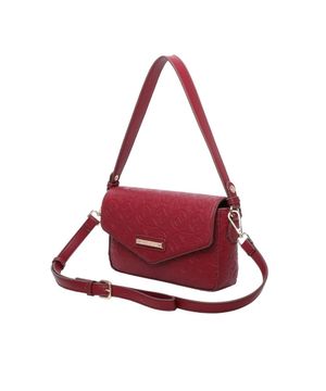 Bolsa Tiracolo Pequena Fellipe Krein Aw23 FK566 Vinho