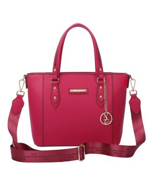 Bolsa de Mão Média Fellipe Krein SS23 Alça Nailon Rosa