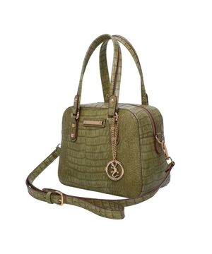 Bolsa de Mão Fellipe Krein Aw22 Croco Verde