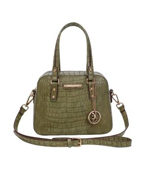 Bolsa de Mão Fellipe Krein Aw22 Croco Verde