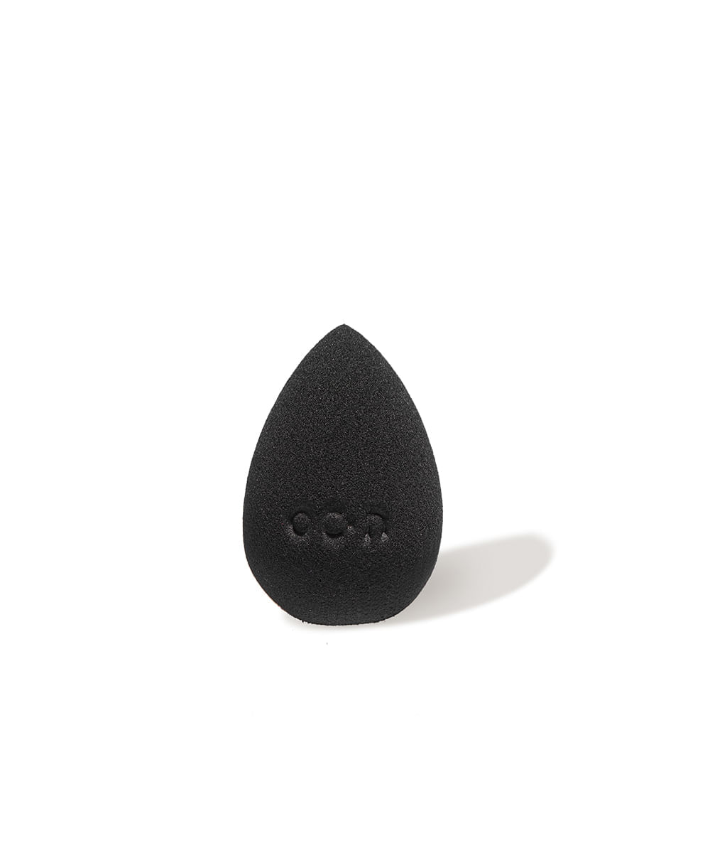 esponja de maquiagem flat drop océane preto único
