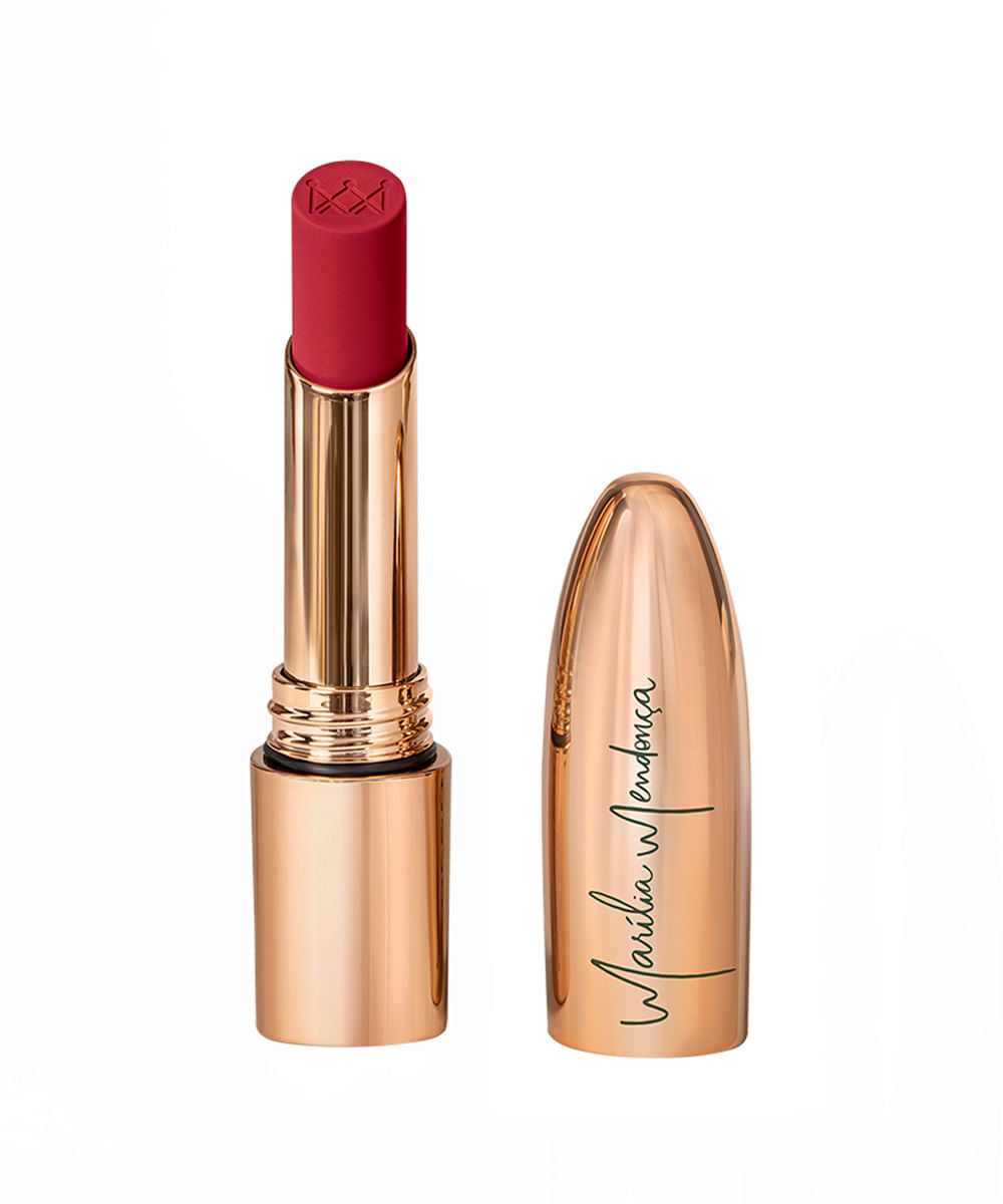 Batom Vermelho Marília Mendonça By Océane - Velvet Lipstick Red Star 3.2g Único