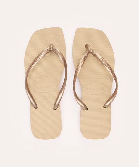 chinelo havaianas slim square areia
