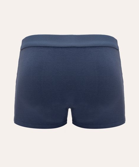 cueca boxer de algodão azul