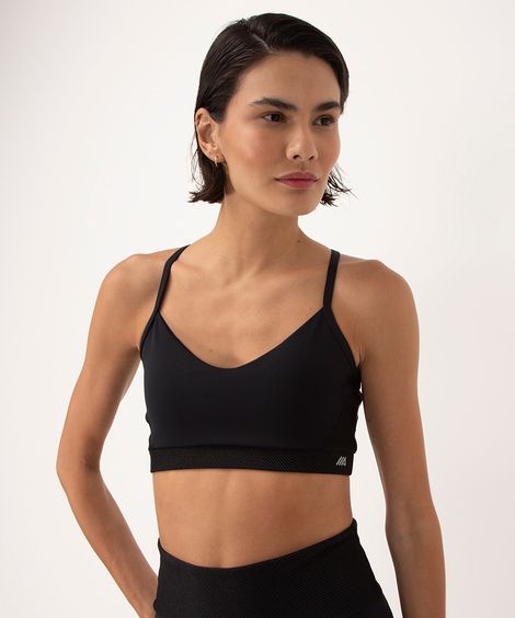top esportivo de poliamida speed preto