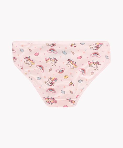 kit de 3 calcinhas infantil miss delírio multicor