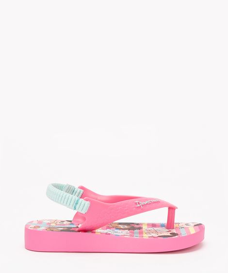 chinelo infantil turma da monica ipanema rosa