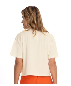 Blusa Feminina Visco Maquinetada Endless Bege