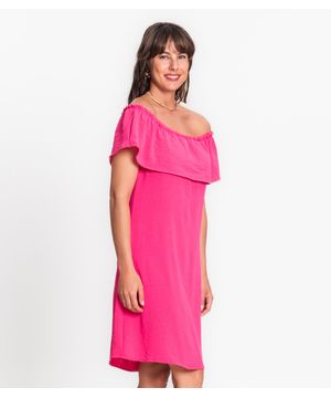 Vestido Ciganinha Em Air Flow Rovitex Rosa