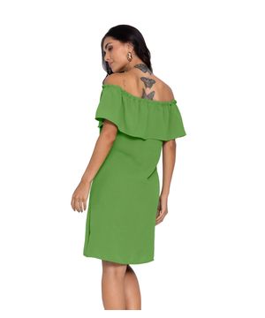 Vestido Ciganinha Em Air Flow Rovitex Verde