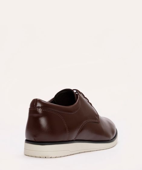 sapato social com cadarço oneself marrom