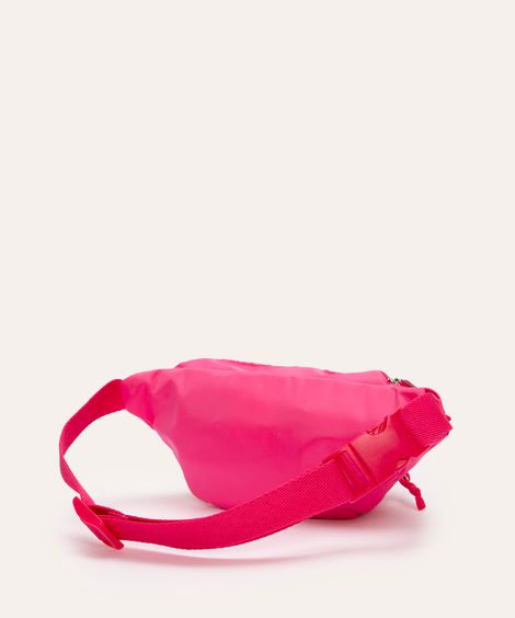 pochete infantil luluca com pingente rosa
