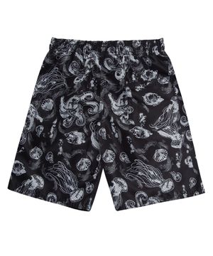 Bermuda Infantil Masculina Estampada TNO Preto