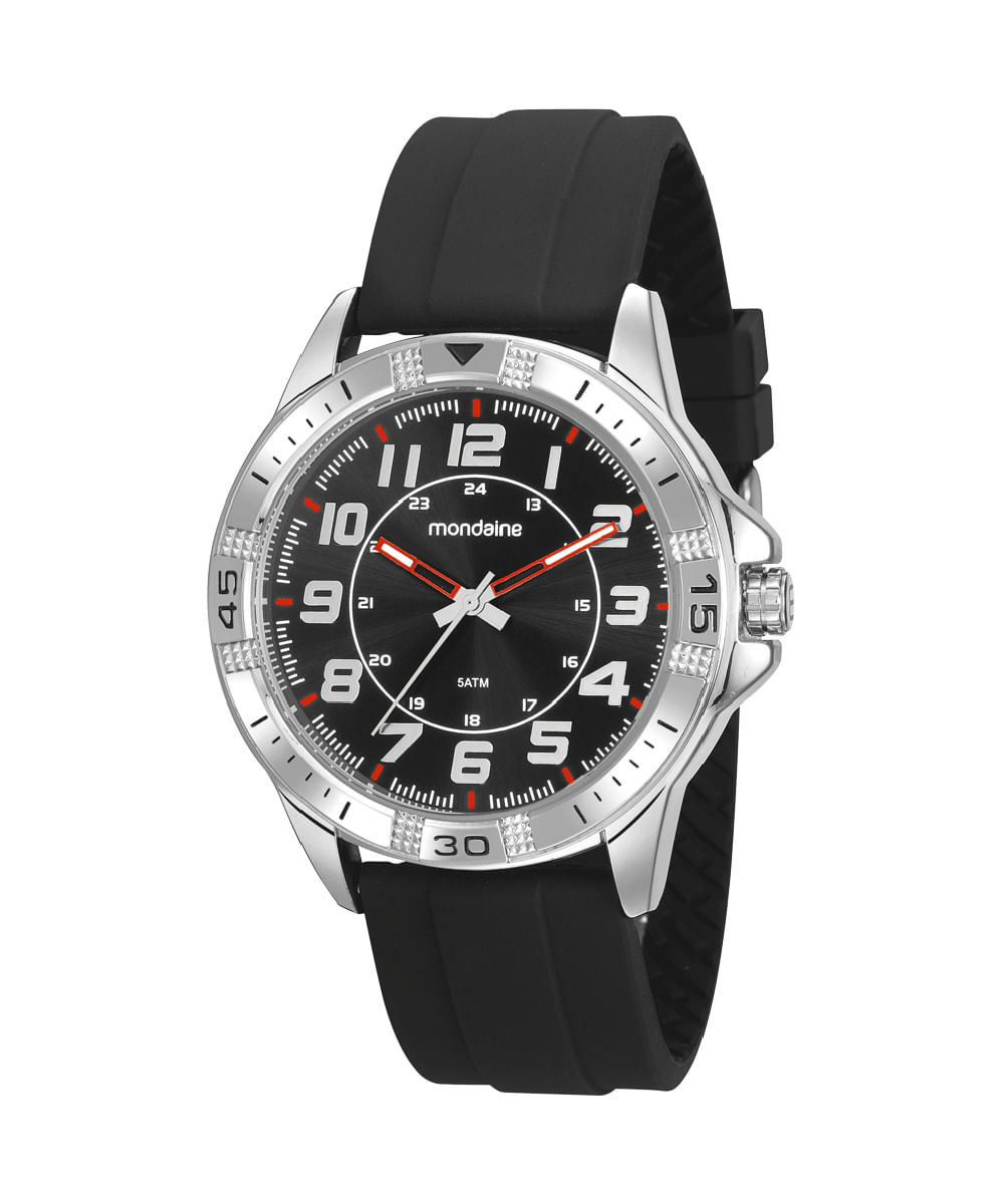 kit de relógio analógico mondaine 99431g0mvni2ke e carteira
