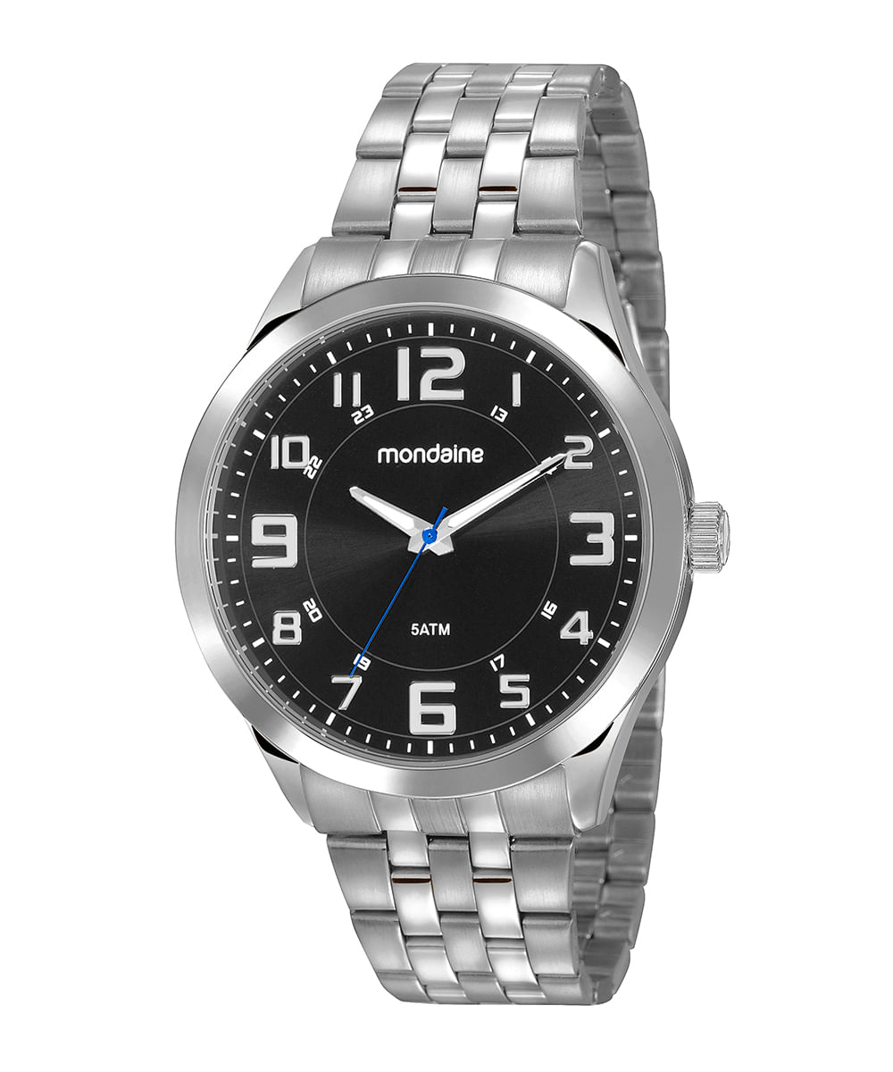 kit de relógio analógico mondaine 99421g0mvne1ke e carteira