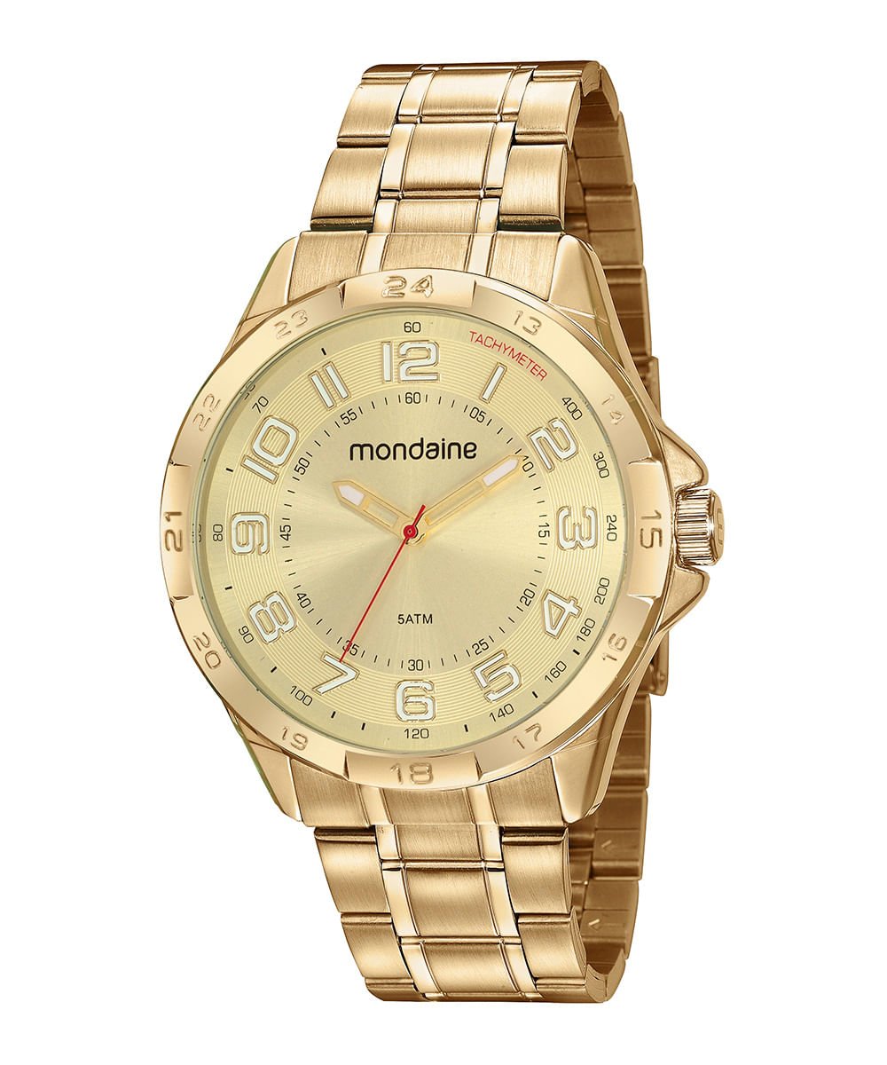 kit de relógio analógico mondaine 53829gpmvde1kj e pulseira